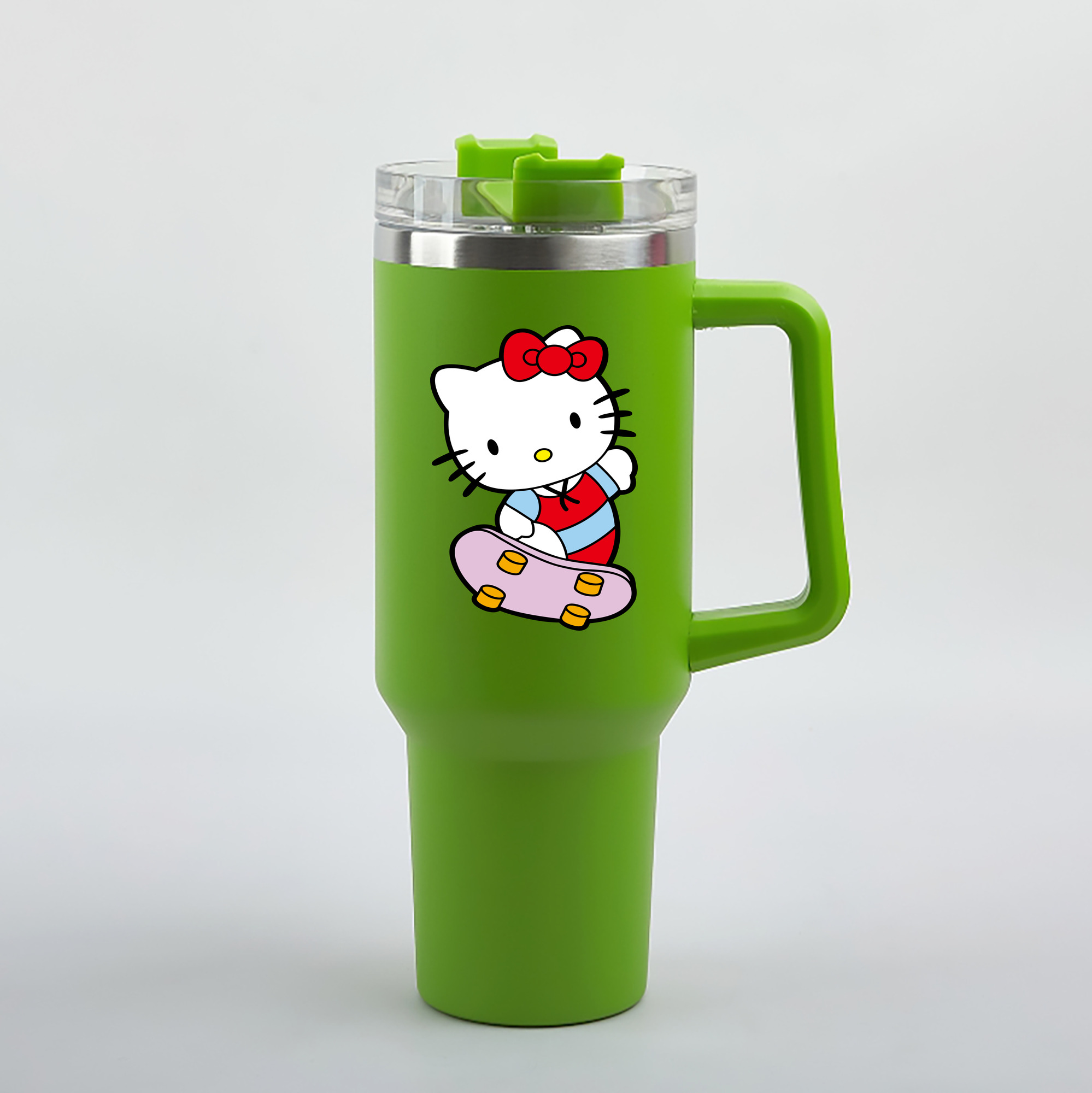 （画像用） Hello Kitty ハローキティ 1200mL車用タンブラー（カラープリント）